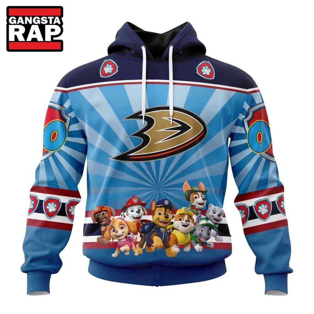 NHL Anaheim Ducks Special Paw Patrol Kits Hoodie, T Shirt