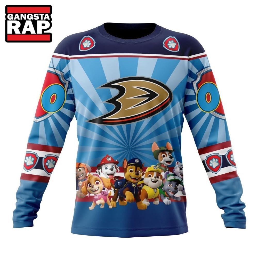 NHL Anaheim Ducks Special Paw Patrol Kits Hoodie, T Shirt