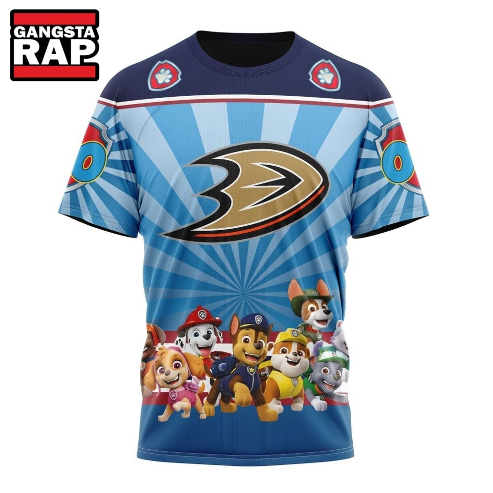 NHL Anaheim Ducks Special Paw Patrol Kits Hoodie, T Shirt