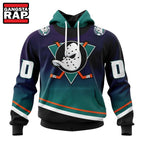 NHL Anaheim Ducks Special Retro Gradient Design Hoodie, T Shirt