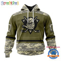 NHL Anaheim Ducks Special Veterans Military Appreciation Hoodie, TShirt, Sweatshirt
