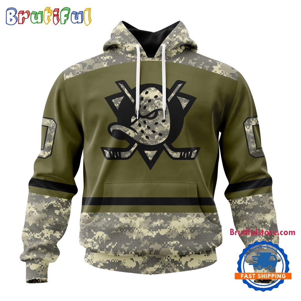 NHL Anaheim Ducks Special Veterans Military Appreciation Hoodie, TShirt, Sweatshirt