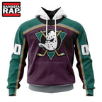 NHL Anaheim Ducks Specialized Unisex Kits With Retro Concepts Hoodie, T Shirt