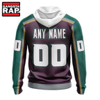 NHL Anaheim Ducks Specialized Unisex Kits With Retro Concepts Hoodie, T Shirt