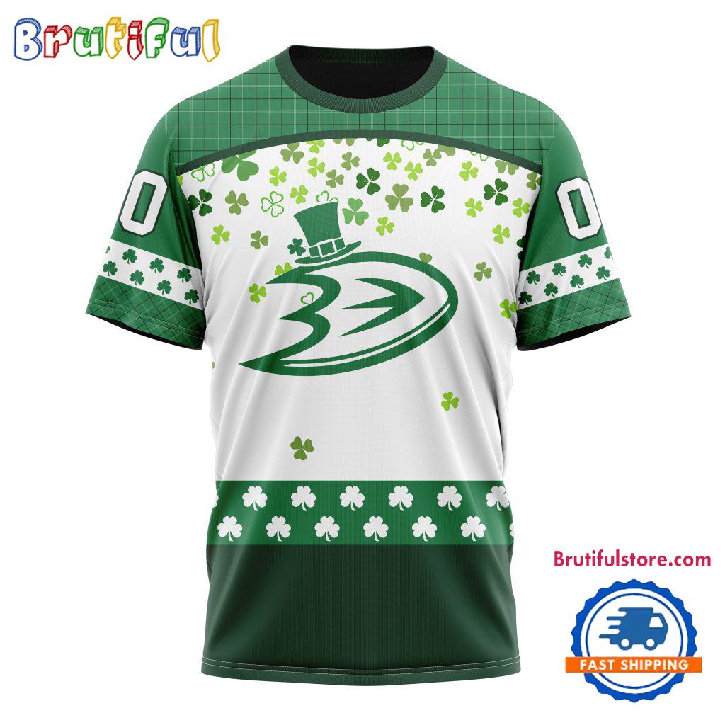 NHL Anaheim Ducks St. Patrick’s Day For Hockey Fans New Design T Shirt