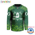 NHL Anaheim Ducks St.Patrick’s Day New Design Hockey Jersey
