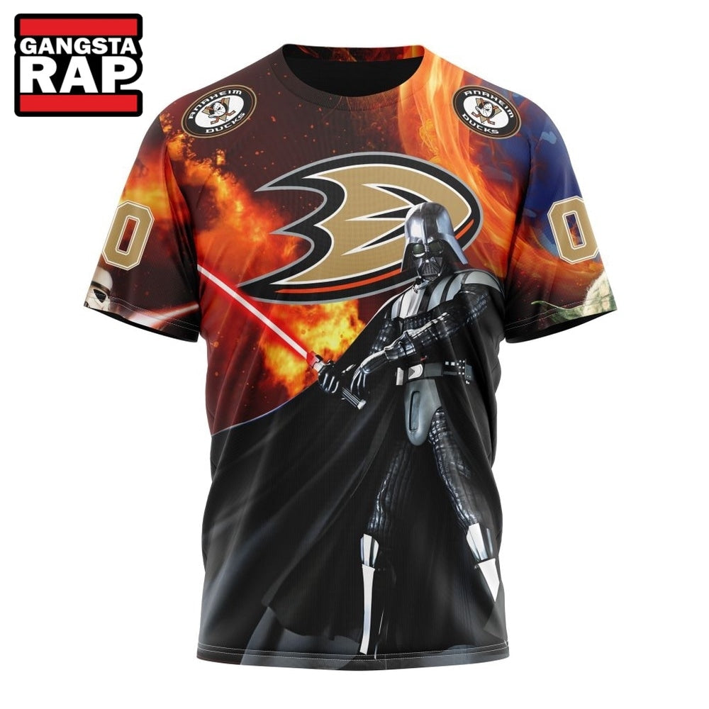 NHL Anaheim Ducks x Star War Specialized Design Hoodie, T Shirt
