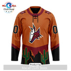 NHL Arizona Coyotes Custom Reverse Retro Hockey Jersey