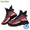 NHL Arizona Coyotes Personalized Name Hockey Team Design High Top Max Soul Shoes