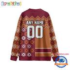 NHL Arizona Coyotes Spcial Ugly Christmas Hockey Design Cardigan, Hockey Fans Cardigan Shirt