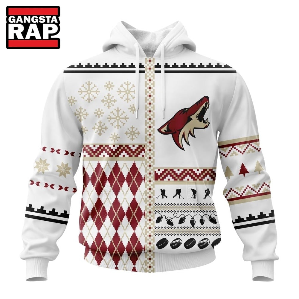 NHL Arizona Coyotes Specialized Christmas Is Coming New Design Hoodie, T Shirt
