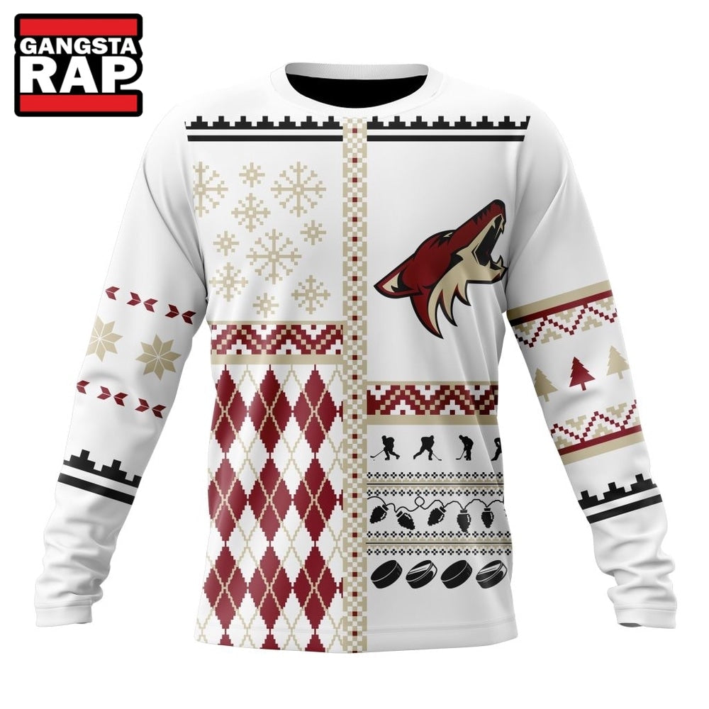 NHL Arizona Coyotes Specialized Christmas Is Coming New Design Hoodie, T Shirt