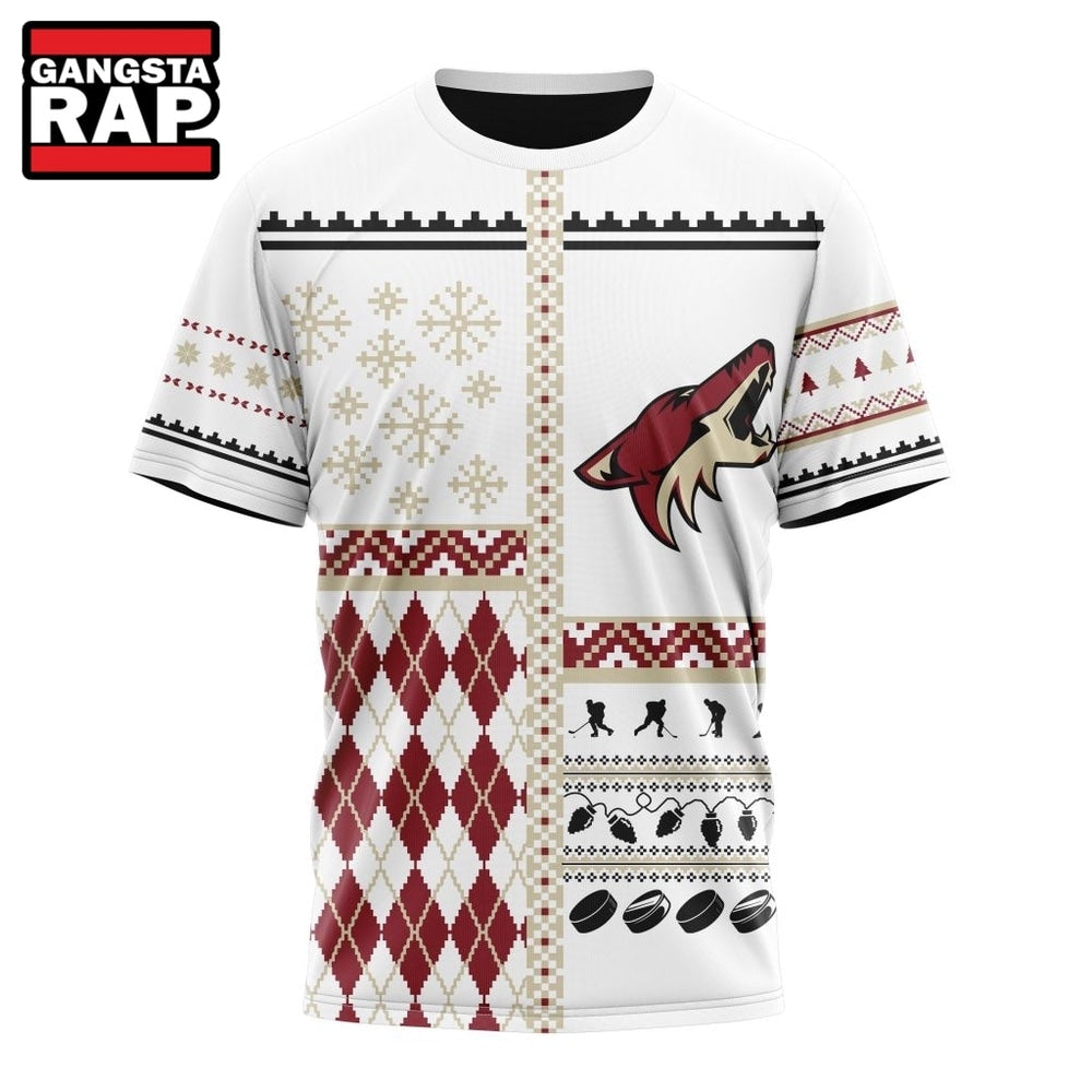 NHL Arizona Coyotes Specialized Christmas Is Coming New Design Hoodie, T Shirt