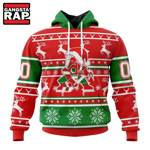 NHL Arizona Coyotes Specialized Unisex Christmas Is Coming Hoodie, T Shirt