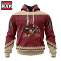NHL Arizona Coyotes Specialized Unisex Kits With Retro Concepts Hoodie, T Shirt