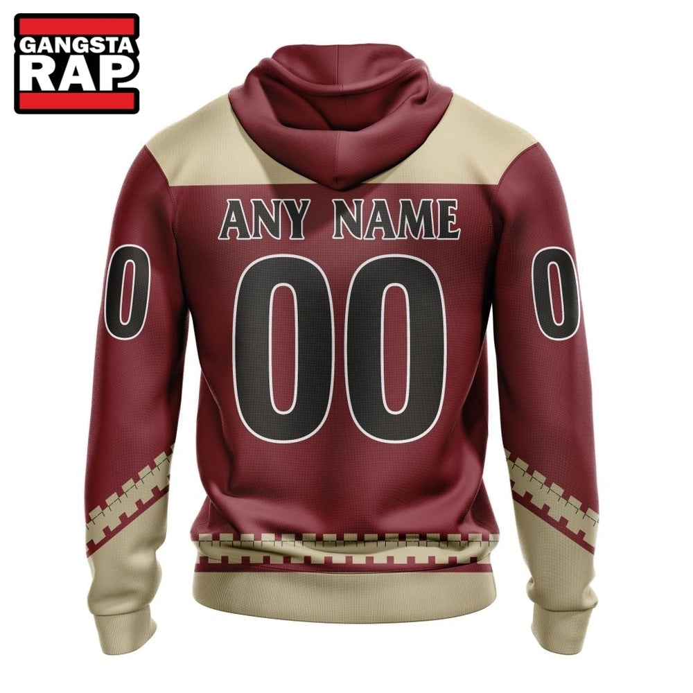 NHL Arizona Coyotes Specialized Unisex Kits With Retro Concepts Hoodie, T Shirt