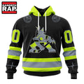 NHL Arizona Coyotes Specialized With FireFighter Uniforms Color Hoodie, T Shirt