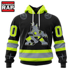NHL Arizona Coyotes Specialized With FireFighter Uniforms Color Hoodie, T Shirt