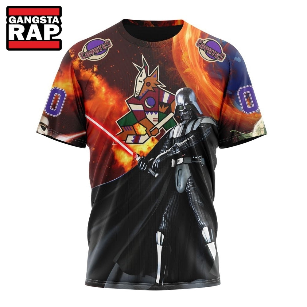 NHL Arizona Coyotes x Star War Specialized Design Hoodie, T Shirt