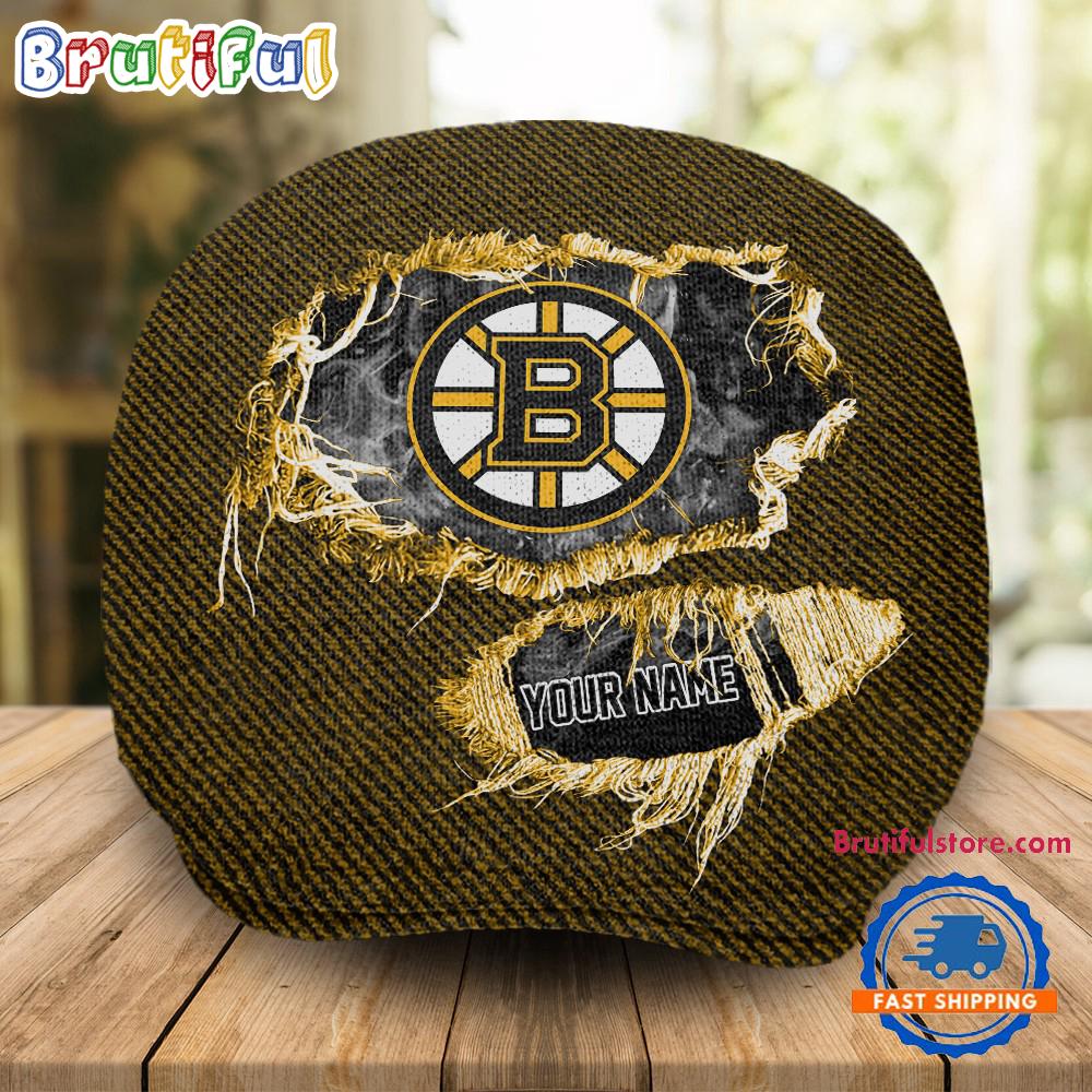 NHL Boston Bruins Hockey Logo Team Design Jeff Cap