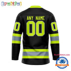 NHL Boston Bruins Honoring Firefighters Lace Hockey Jersey