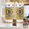 NHL Boston Bruins Personalized Stanley Diamond Tumbler 40oz