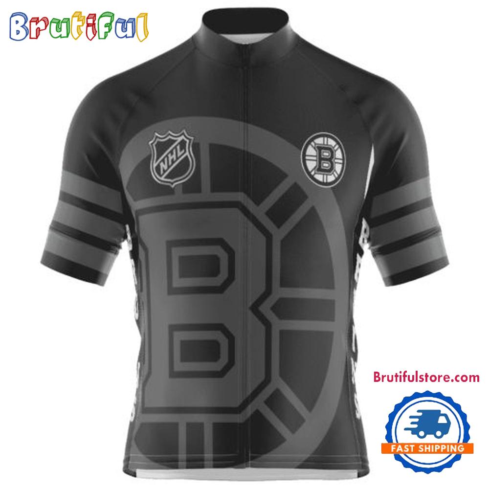 NHL Boston Bruins Special Mono Cycling Jersey, Hockey Team Design Jersey