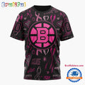 NHL Boston Bruins Special Pink Breast Cancer Awareness New Design T Shirt