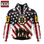 NHL Boston Bruins Specialized Kits For Honor USS Military Hoodie, T Shirt