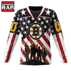 NHL Boston Bruins Specialized Kits For Honor USS Military Hoodie, T Shirt