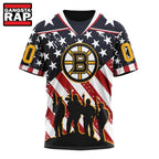 NHL Boston Bruins Specialized Kits For Honor USS Military Hoodie, T Shirt