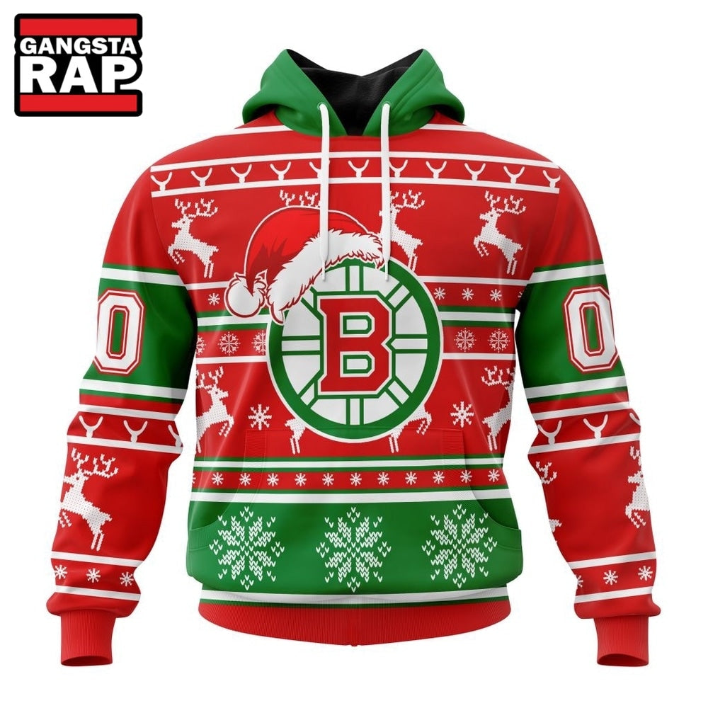 NHL Boston Bruins Specialized Unisex Christmas Is Coming Hoodie, T Shirt