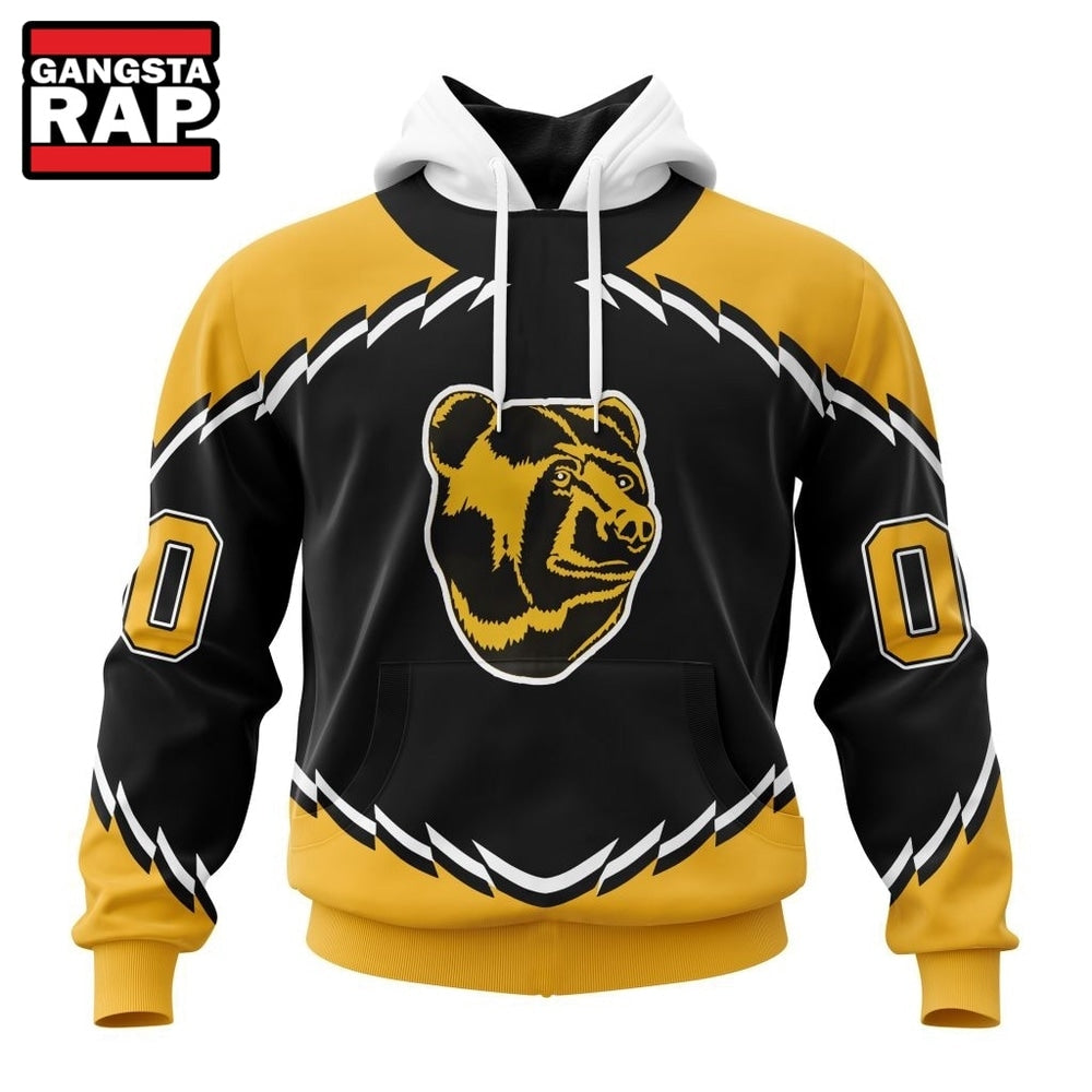 NHL Boston Bruins Specialized Unisex Kits With Retro Concepts Hoodie, T Shirt