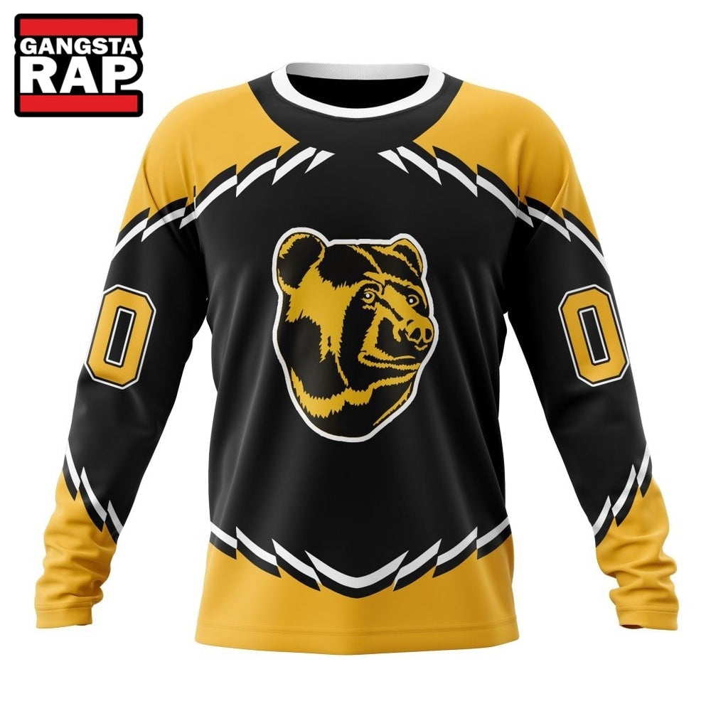 NHL Boston Bruins Specialized Unisex Kits With Retro Concepts Hoodie, T Shirt