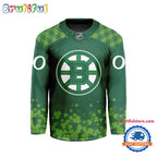NHL Boston Bruins St.Patrick’s Day New Design Hockey Jersey