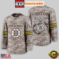 NHL Boston Bruins US Marine Corps Camo Hockey Jersey