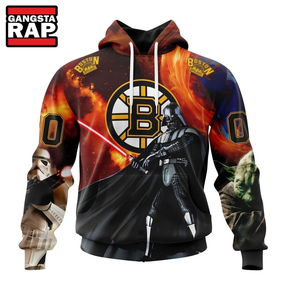 NHL Boston Bruins x Star War Specialized Design Hoodie, T Shirt