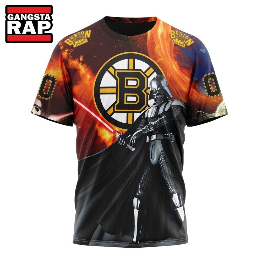 NHL Boston Bruins x Star War Specialized Design Hoodie, T Shirt