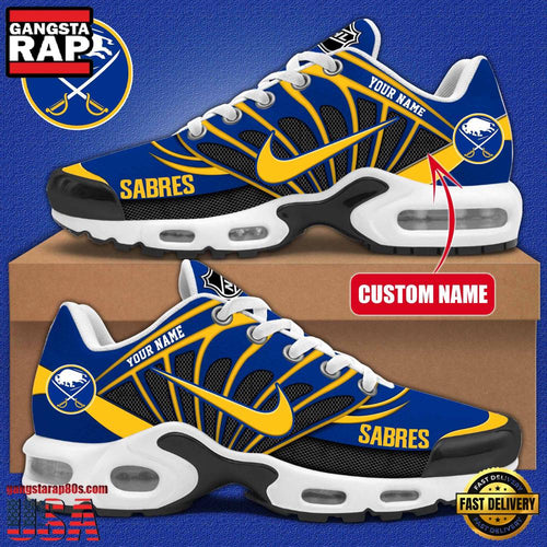 NHL Custom Name Buffalo Sabres New Design Air Max Plus Shoes Running Sneakers