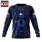 NHL Buffalo Sabres Special Design Halloween With Skull Art Hoodie, T Shirt
