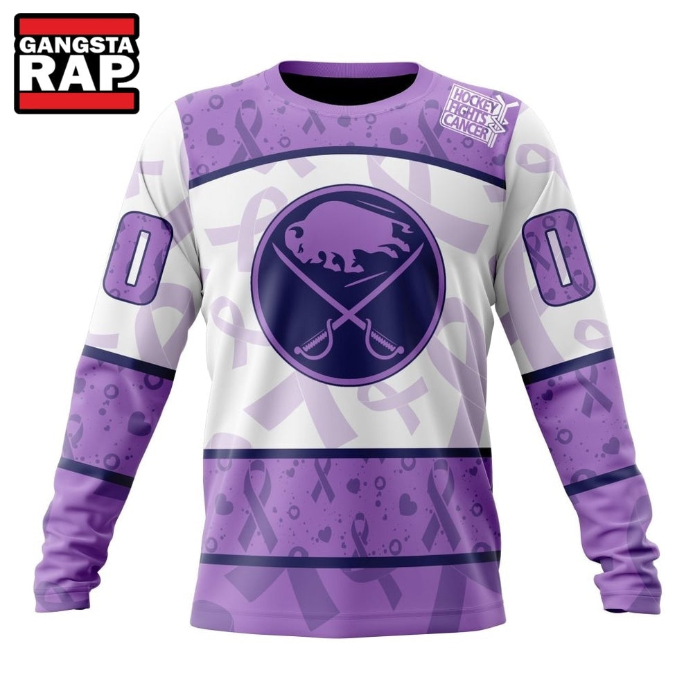 NHL Buffalo Sabres Special Lavender Fight Cancer Hoodie, T Shirt
