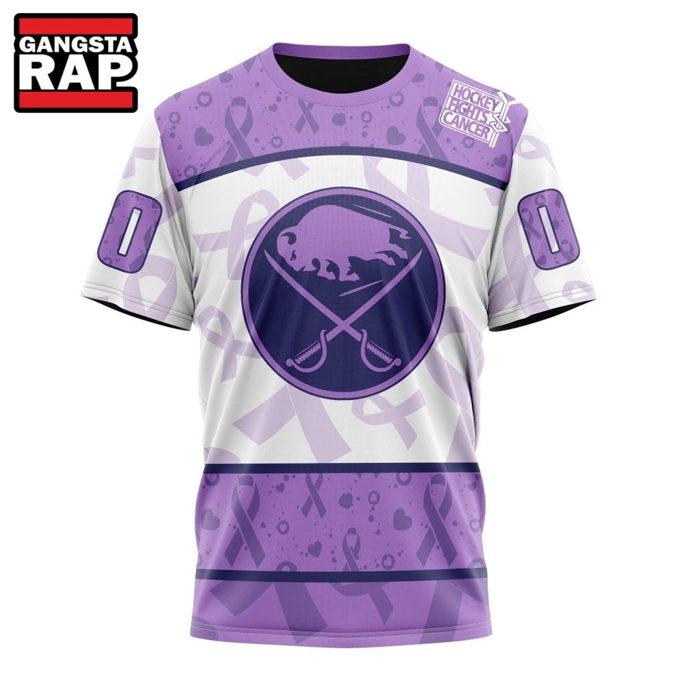 NHL Buffalo Sabres Special Lavender Fight Cancer Hoodie, T Shirt