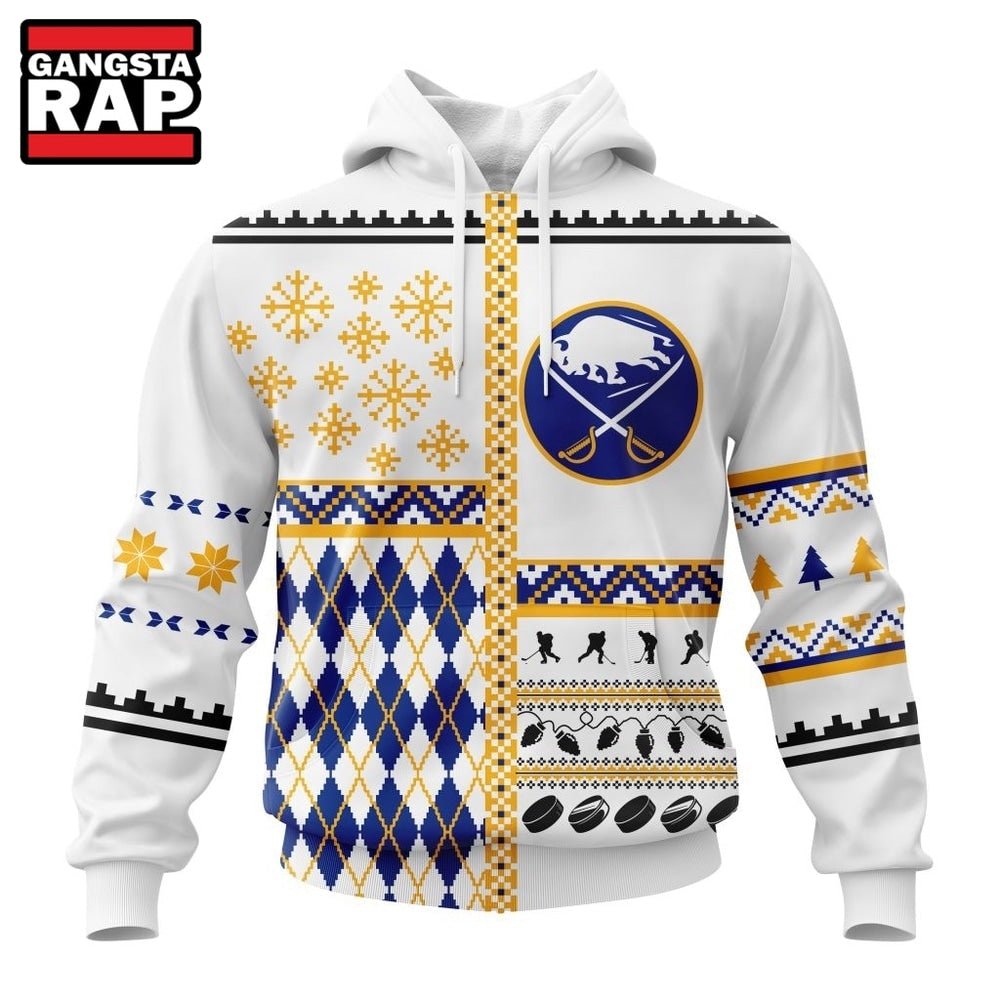 NHL Buffalo Sabres Specialized Christmas Is Coming New Design Hoodie, T Shirt