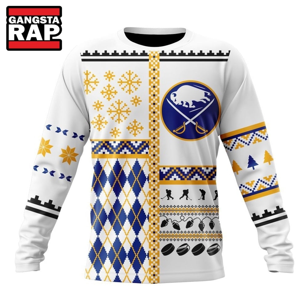 NHL Buffalo Sabres Specialized Christmas Is Coming New Design Hoodie, T Shirt