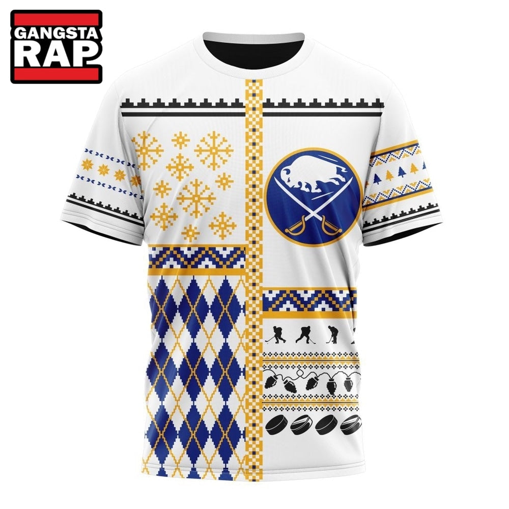 NHL Buffalo Sabres Specialized Christmas Is Coming New Design Hoodie, T Shirt