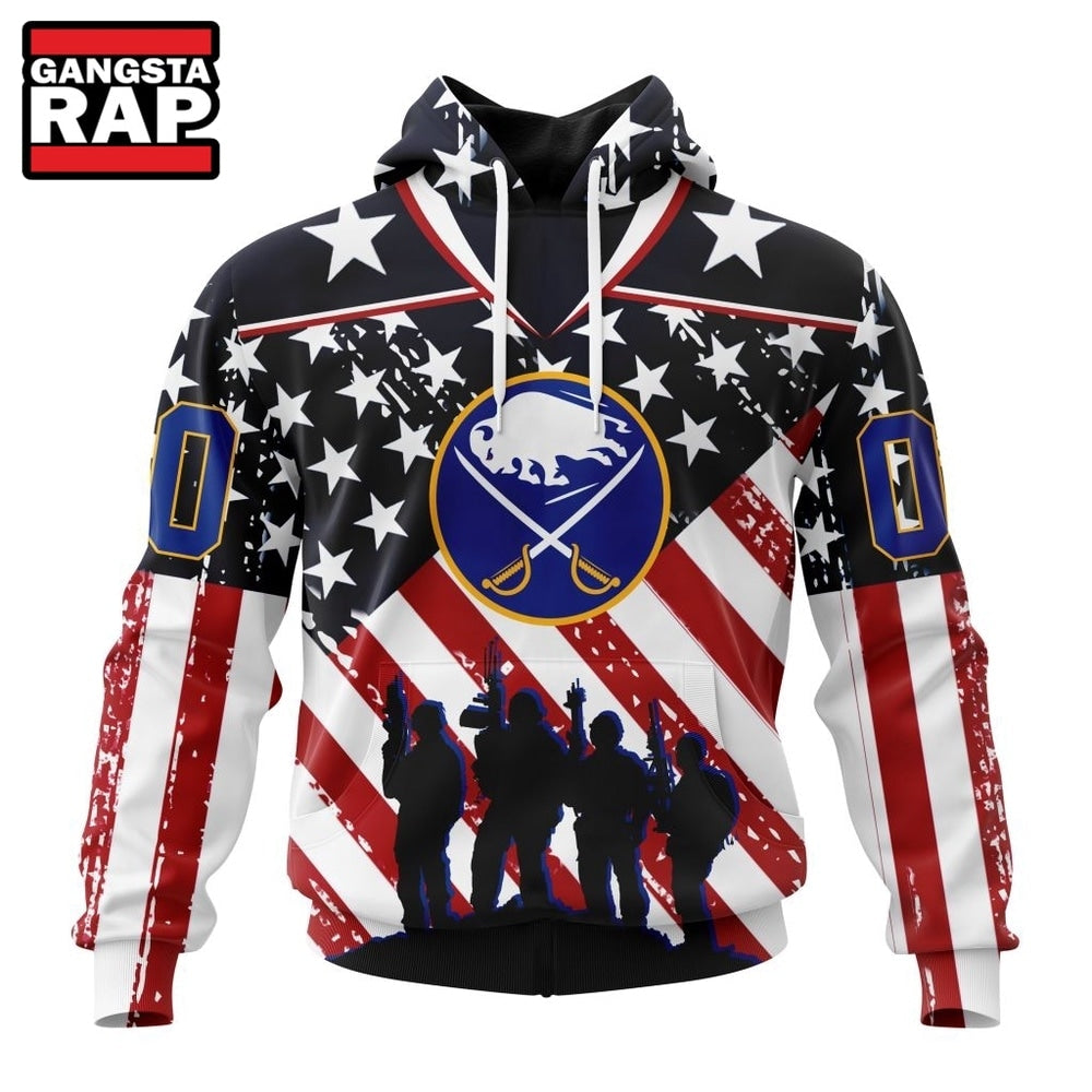 NHL Buffalo Sabres Specialized Kits For Honor USS Military Hoodie, T Shirt