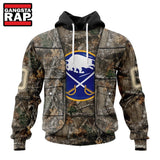 NHL Buffalo Sabres Specialized Unisex Vest Kits With Realtree Camo Hoodie, T Shirt