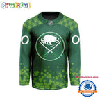 NHL Buffalo Sabres St.Patrick’s Day New Design Hockey Jersey