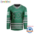 NHL Calgary Flames For St.Patrick’s Day Limited New Hockey Jersey