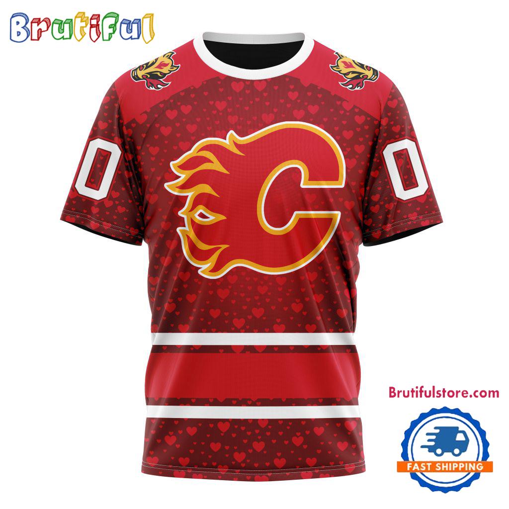 NHL Calgary Flames Hockey Team Gift For Valentines Day TShirt, Sweatshirt, Hoodie